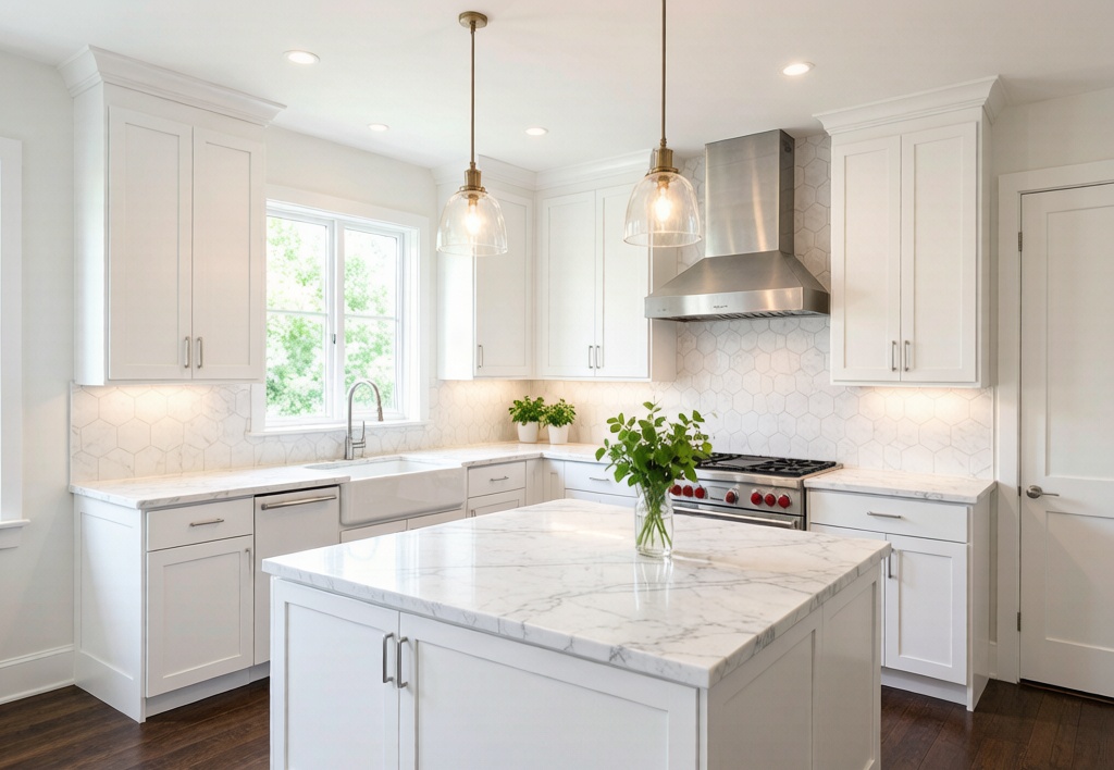现代简约厨房实景
